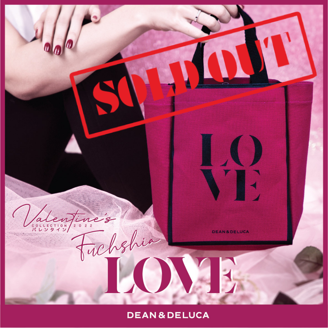 DEAN&DELUCA VALENTINE TOETE BAG XS - Fuchsia Love ( ** Order Now-Limited Edition)