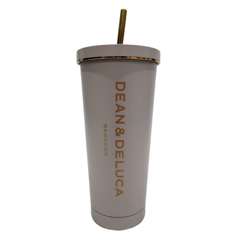 DEAN&DELUCA BANGKOK TIMESQUARE TAUPE TRAVEL MUG