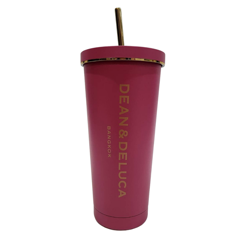 DEAN&DELUCA BANGKOK TIMESQUARE  FUCHSIA TRAVEL MUG