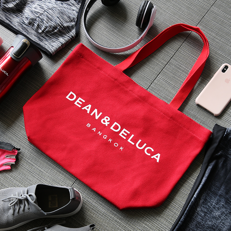 DEAN&DELUCA BANGKOK RED TOTE BAG XL