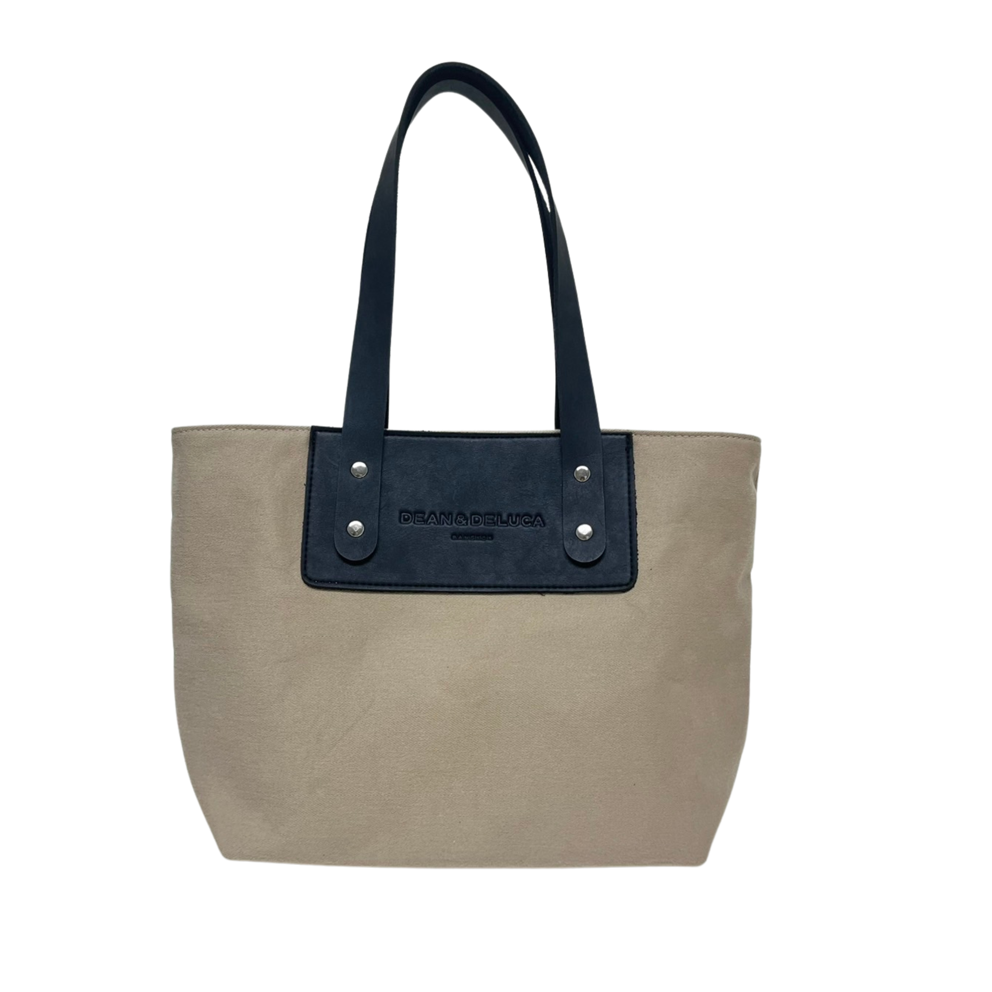 D&D BANGKOK GIORGIO BEIGE & BLACK TOTE BAG