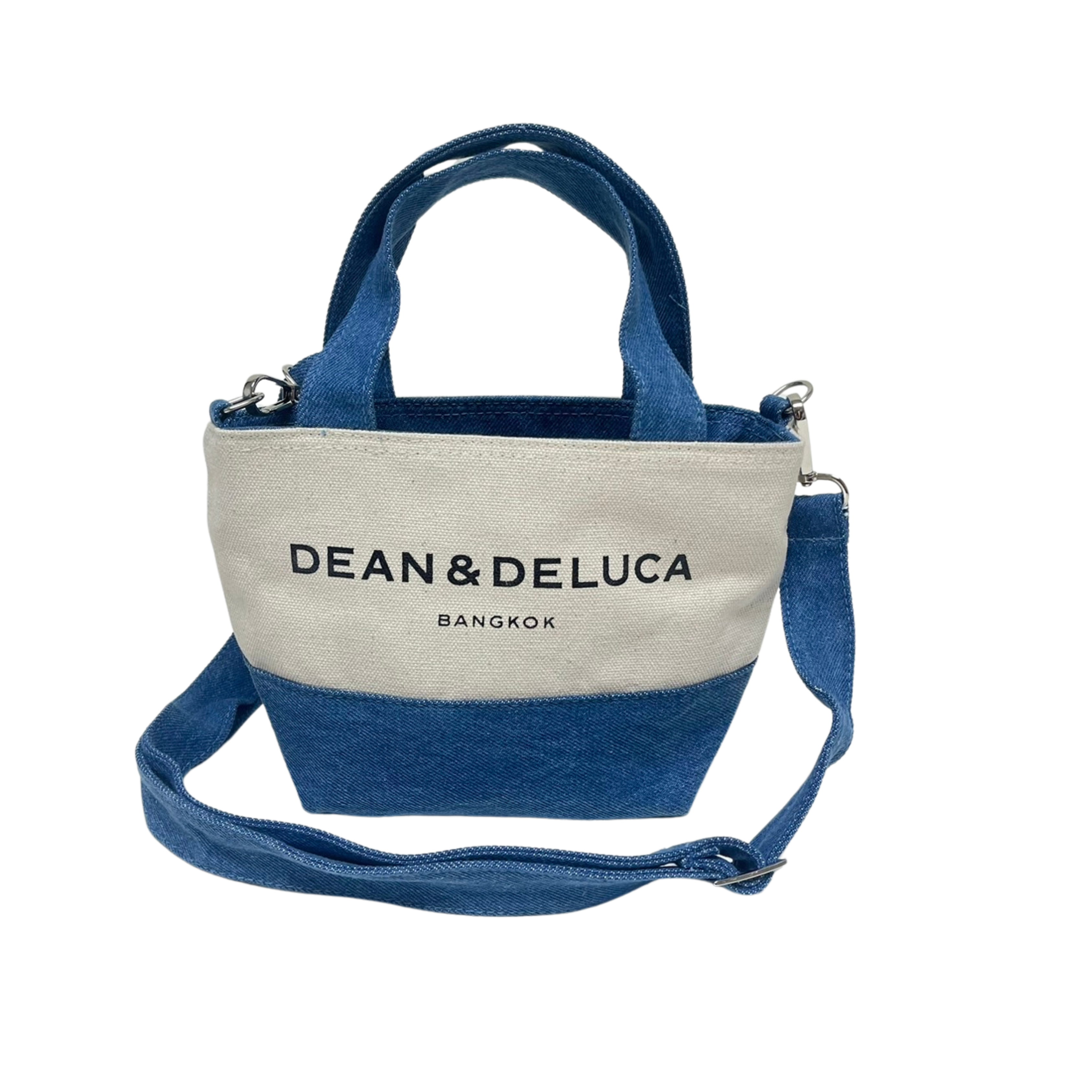 D&D BANGKOK TWO TONE PETITE TOTE BAG CLOUDY