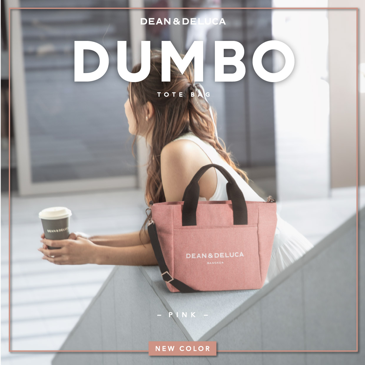 D&D BANGKOK DUMBO PINK TOTE BAG