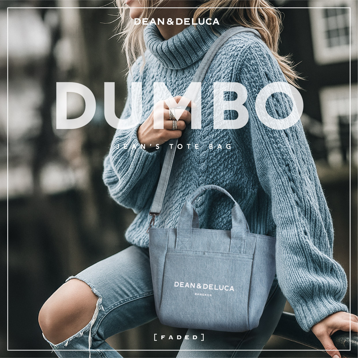 DEAN&DELUCA BANGKOK DUMBO FADED DENIM